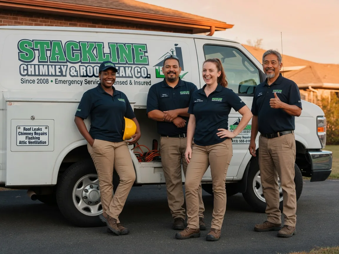 Chimney flashing repair company in Linden, NC